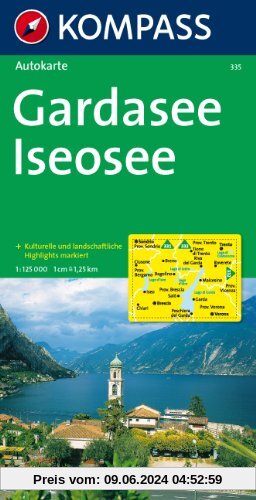 Gardasee - Iseosee 1 : 125 000